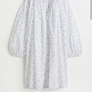 H&M White Floral Dress